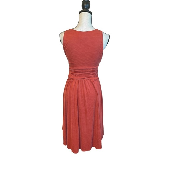 Anthropologie Maeve Burnt Orange Sleeveless Nora Summer Dress Women's X Small - Picture 4 of 11